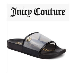 Juicy Couture open toe slippers